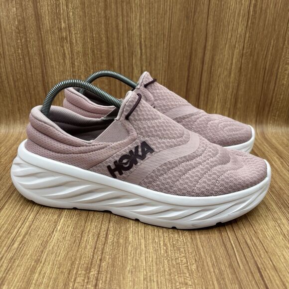 HOKA ONE ONE WOMEN'S ORA RECOVERY SHOE 2 PINK MAUVE SIZE 11 SNEAKERS - Picture 1 of 8